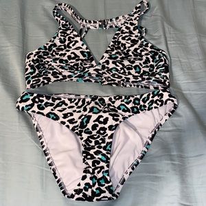 Leopard swim suit